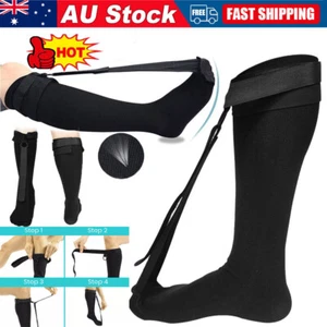 Plantar Fasciitis Sock Strassburg Night Splint Achilles Heel Pain Adjustable DX - Picture 1 of 14