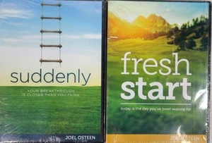 NEW Joel Osteen Fresh Start and Suddenly 2-Disc Set SEALED - Picture 1 of 2