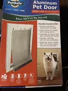 PetSafe Freedom Aluminum Pet Door Medium Dogs Up To 40lbs 8.25" x 12.25 Opening - Picture 1 of 2