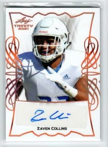 2021 Leaf Trinity Portrait AUTO #TPAZC1 Zaven Collins (ref 210858) - Picture 1 of 1