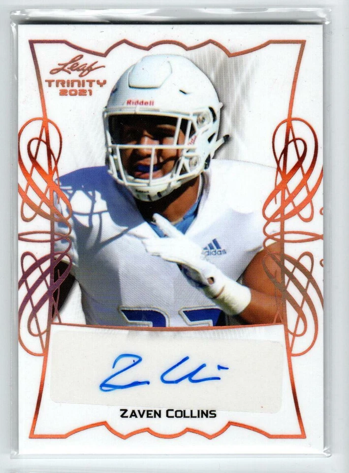 2021 Leaf Trinity Portrait AUTO #TPAZC1 Zaven Collins (ref 210858) - Image 1 of 1