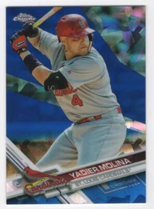 2017 Topps Chrome Sapphire Edition Print Run 250 Yadier Molina #373 St. Louis - Picture 1 of 2