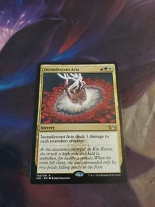 MTG Incandescent Aria Streets of New Capenna 192/281 Regular Rare - Picture 1 of 2