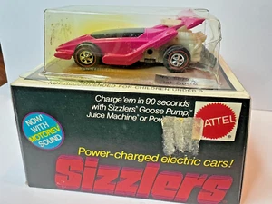 Hot Wheels Sizzlers Redline March Formula F-1 Pink Flat Out #5879 Electric Car - Picture 1 of 6