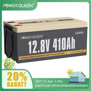 Power Queen 12V 410Ah Lithium Batterie LiFePO4 Akku 5248Wh Energie für Solar - Afbeelding 1 van 12