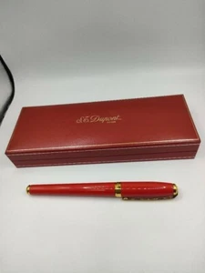 ST Dupont Fountain Pen 14K 585 Gold Nib Luxury Writing Instrument Elegant France - Picture 1 of 10