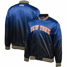 Mitchell & Ness CNY New York Knicks Satin Bomber Jacket NYKBLCK1