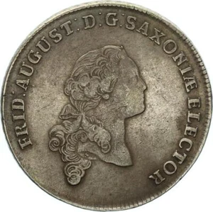 Sachsen-Albertinische-Linie Friedrich August III. Taler 1764 IP (Leipzig) Silber - Picture 1 of 3