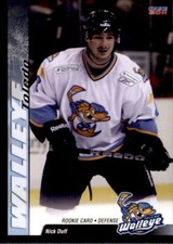 2010-11 Toledo Walleye #4 Nick Duff Novi Michigan MI Hockey Card