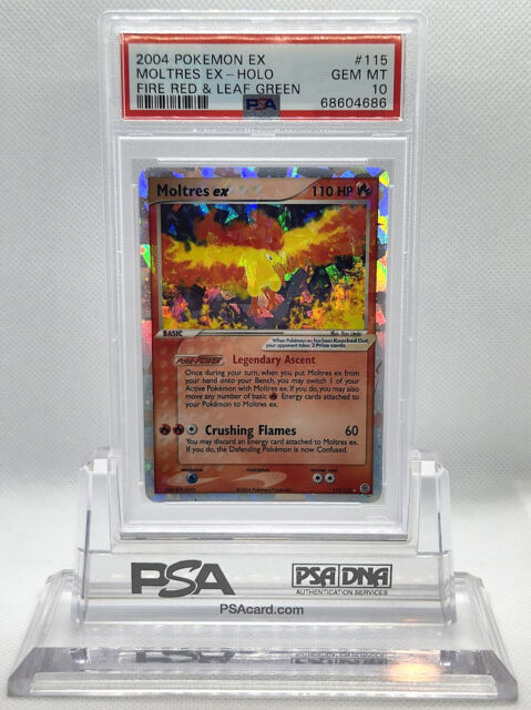 Pokemon Moltres Ex 115/112 Holo Secret Rare Fire Red Leaf Green PSA 10 GEM  MINT