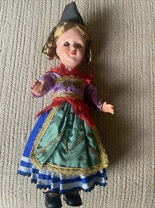 "Muñeca europea vintage de 12"" estampada 'H.D.'" - Imagen 1 de 9