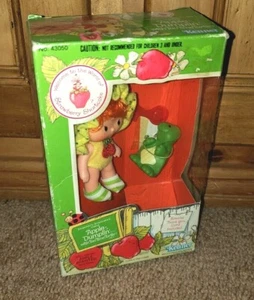 APPLE-TASTIC 1982 Strawberry Shortcake 4" Apple Dumplin' w/ Teatime Turtle MISB - Picture 1 of 5