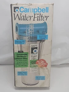 Campbell Water Filter 1PS Commercial Residential Sediment 3/4 Inch Cold Water - Picture 1 of 16