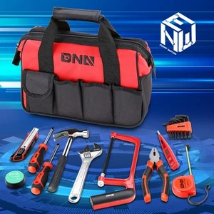 19 Stck. Haushalt Zum Selbermachen Handwerkzeug Schraubendreher Schraubenschlüssel Hammer Bügelsäge Allzweckmesser - Bild 1 von 9