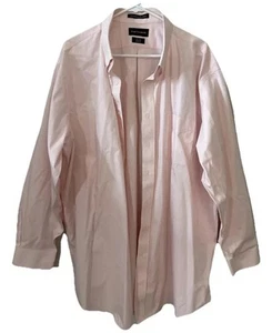 Camisa de vestir Paul Fredrick para hombre 18 1/2 X 36 sin planchar dos capas de algodón clásica - Imagen 1 de 5
