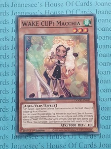 DOOD-EN032 WAKE CUP! Macchia Yu-Gi-Oh Card 1st Edition New - Picture 1 of 3
