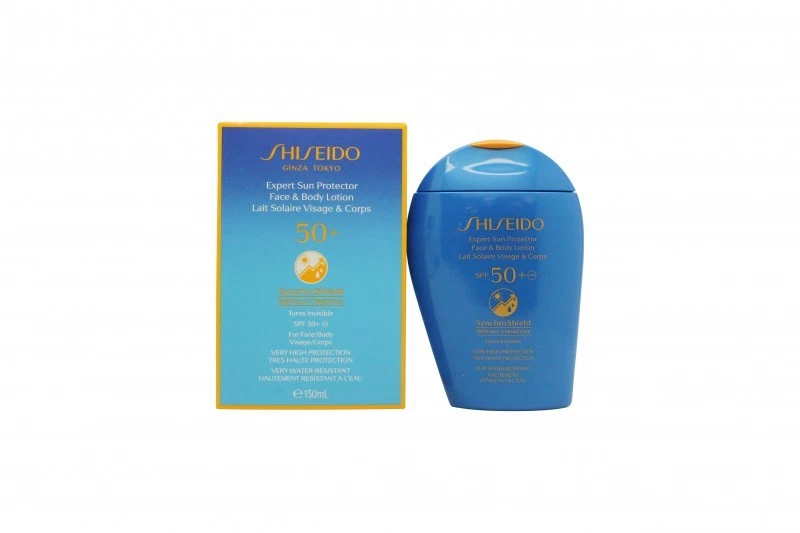 Loción protectora solar facial y corporal Shiseido Expert SPF50+ 150 ml Foto 1 de 1