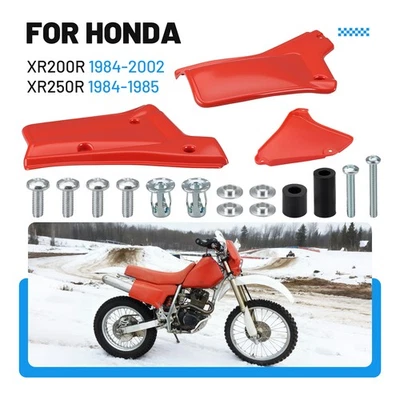 Juego de cubiertas de paneles laterales izquierdo y derecho rojo para Honda XR200R 1984-2002 XR250R 84-85 Foto 1 de 4