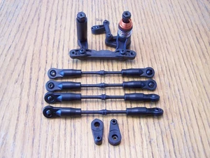 HPI Savage X 4.6 Steering Set Bellcrank Front Rear Turnbuckles GT-6 /XL 5.9 FLUX - Picture 1 of 3