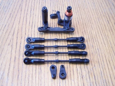 HPI Savage X 4.6 Steering Set Bellcrank Front Rear Turnbuckles GT-6 /XL 5.9 FLUX - Image 1 of 3