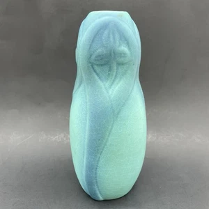 Van Briggle Pottery Spiderwort Vase 841 Ming Blue USA 1922-26 Vintage 6.5” Tall - Picture 1 of 21