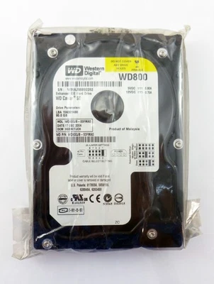 Western Digital WD800 Enhanced PATA/ IDE 80.0 GB Hard Drive WD800JBWD Caviar SE - Image 1 of 4
