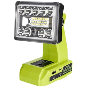 1000LM Emergency LED Work Light Portable Spotlight Torch for Ryobi 18V Battery - Picture 1 of 8