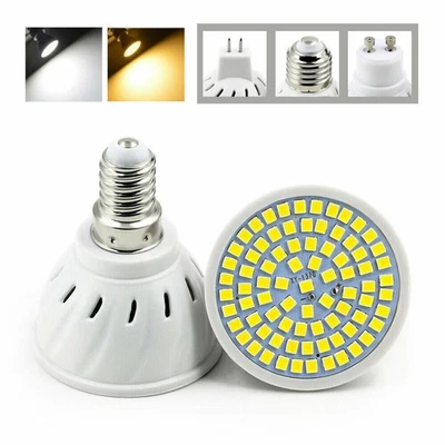 MR16 GU10 E27 E14 LED 5W 8W 10W Ultra Bright 2835 SMD COB Spot Light 220V - Image 1 of 4