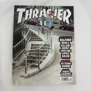 Thrasher Skateboard Magazine December 2020  #485 Elijah Berle - Imagen 1 de 3