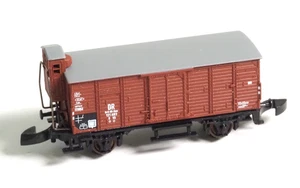 MÄRKLIN Z-SCALE Wood Box car DR US-British Zone  high detail  Class G 10 - Picture 1 of 3