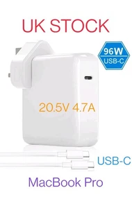 Laptop Charger 96W USB-C AC Adapter Type-C For MacBook Pro Universal 4.7A 20.5V - Picture 1 of 5