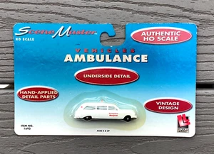 LIFE-LIKE 1/87 HO SCALE SCENE MASTER HAMPDEN HOSPITAL HEARST AMBULANCE 1693 F/S - Picture 1 of 19