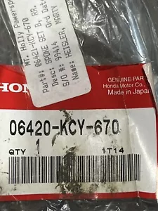 Honda Genuine OEM Spoke With Nut - 06420-KCY-670 - Picture 1 of 3