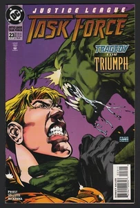 FUERZA DE TRABAJO DE LA LIGA DE LA JUSTICIA #23, 1995, DC, ESTADO EN MUY BUEN ESTADO, ¡TRAGEDIA POR TRIUNFO! - Imagen 1 de 2