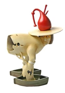 Hieronymus Bosch Baummann trägt Bootsschuhe Fantasy Figur Schreibtisch Statue - Bild 1 von 4