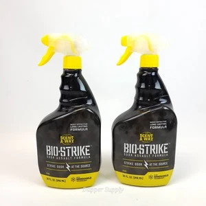 (Lot Of 2) Hunters Specialties Scent-A-Way Bio-Strike Odor Assault Formula 32oz - Picture 1 of 6