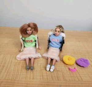 Lote de 2 muñecas de moda con ropa sin marca 2010 Love Sweet - Imagen 1 de 16