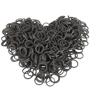 1200 Pack Mini Rubber Bands, Soft Elastic Bands Small Tiny Hair Ties for Toddler - Picture 1 of 5