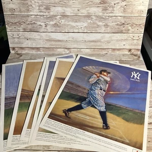 1989 Citgo Set 6 NY Yankees Hall Of Famers Poster - Bild 1 von 8