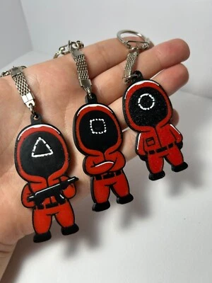 Squid Game Schlüsselanhänger Figur – Staffel 3 Fanartikel – Netflix Serie