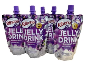 Ribena Jelly Drink Sacchetto di Ribes Nero Ricco di Vitamina C 160ml - 5 Confezioni - Foto 1 di 3