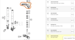 HUSQVARNA OEM 2018-2019 VITPILEN 401 TOP TRIPLE CLAMP P/N 2850103403330S ^^ - Picture 1 of 1