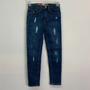 Levi's Girls Youth Jeans 8 High Rise Skinny Stretch Denim Blue Jeans Size M 8 - Picture 1 of 7