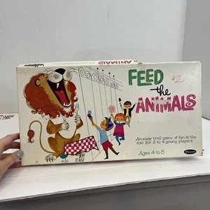 Vintage “FEED THE ANIMALS”Board Game 4635 1965 Whitman Publishing Racine WI - Picture 1 of 8