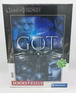Clementoni Puzzle 1000 Pezzi Game of Thrones GOT HBO Dragons NUOVO Sigillato - Foto 1 di 2