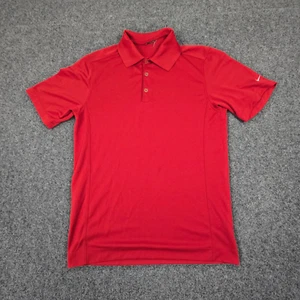 Nike Golf Shirt Mens SMALL Red Short Sleeve Collared Polo lightweight Size S - Picture 1 of 9