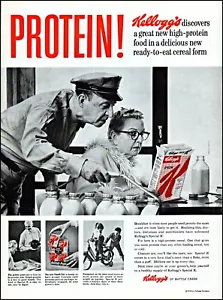1958 Milkman mujer desayuno Kellogg's especial K vintage foto impresión anuncio adl79 - Imagen 1 de 1