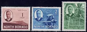 1950 North Borneo SC# 244-246 - Coconut Grove - 3 Different Stamps - M-HR - Picture 1 of 2