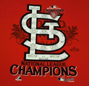 St. Louis Cardinals 2011 NL Champions T-Shirt Large Neu ohne Etikett NEU MLB INV2019 - Bild 1 von 5