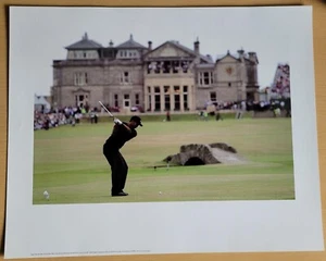 Tiger Woods 134th Open St Andrews 2005 Superb 50cm x 40 cm Print Ideal Golf Gift - Picture 1 of 1